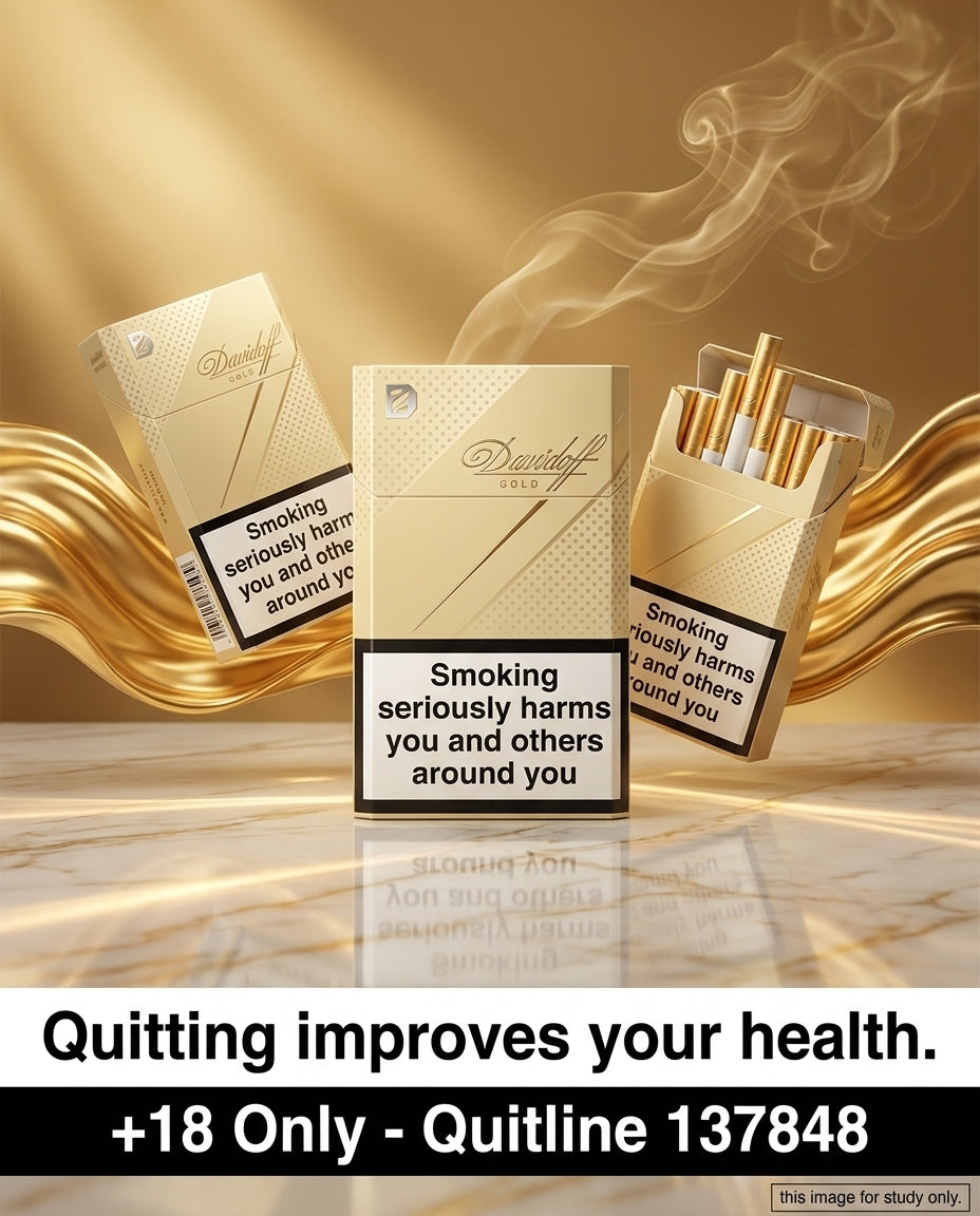 Davidoff Gold Cigarettes 20s x 10 Packs - Smooth Luxury Light Blend Premium European