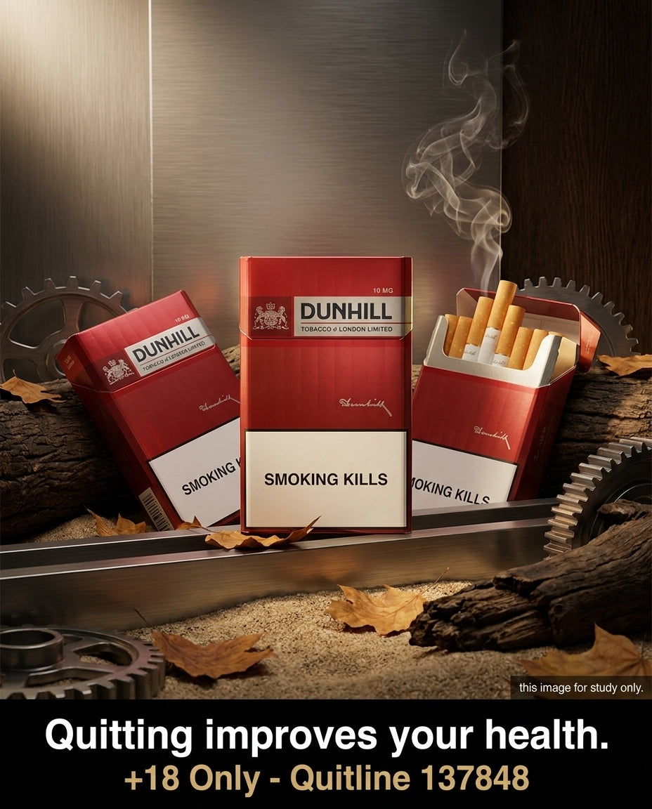 Dunhill Red England Cigarettes 20s x 10 Packs - Full Flavour British Blend Best Price Australia
