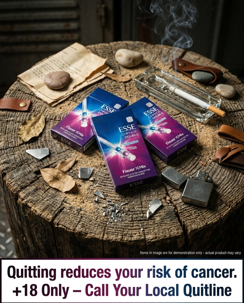 Esse Change Double Apple Mint Wine Cigarettes 20s x 10 Packs â Multi-Layered Capsule Flavour, Fast Shipping to Your Door