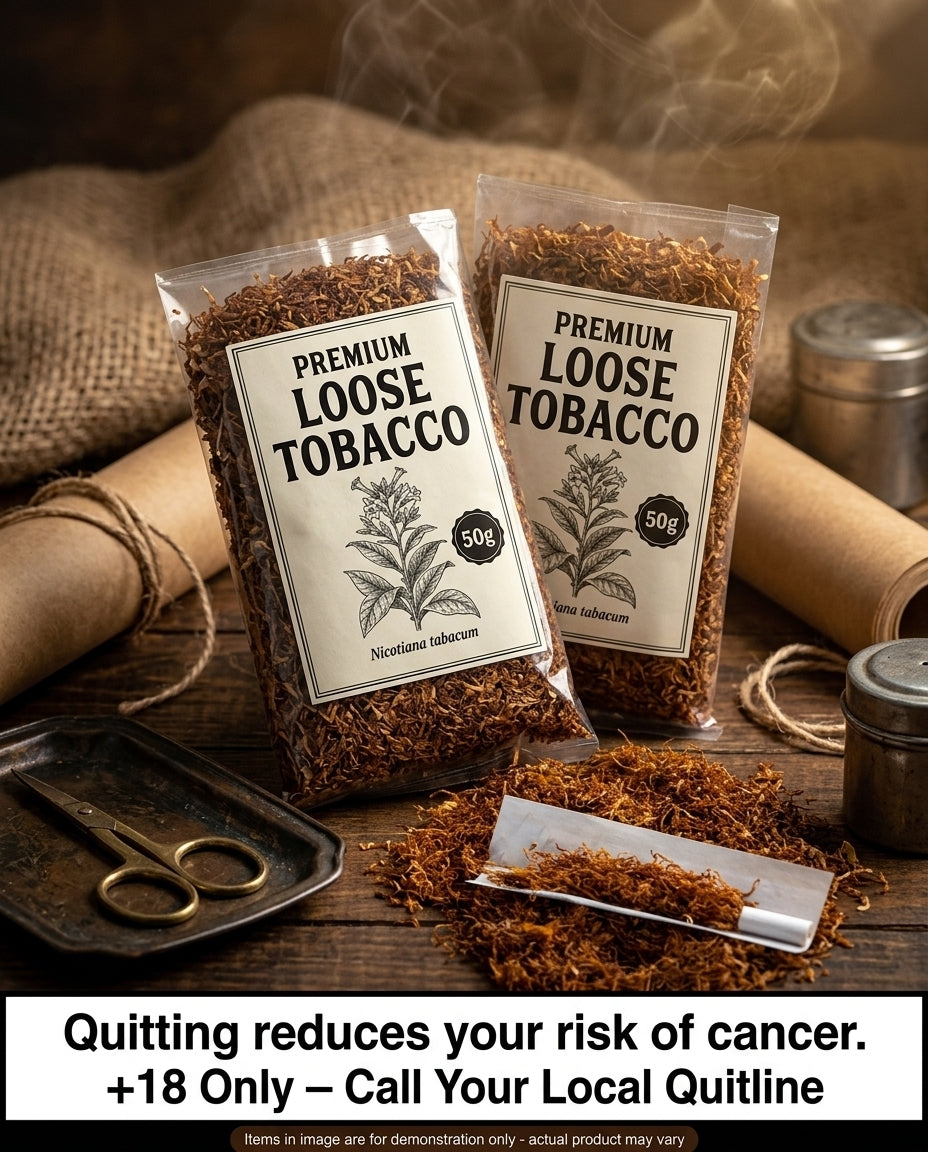 Golden Virginia 100g Japanese Premium Loose Tobacco – Smooth Roll-Your-Own Classic, Fast Shipping to Your Door