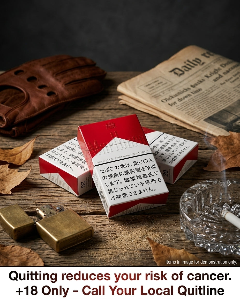 Marlboro Red Japan Cigarettes 20s x 10 Packs – Bold Imported Strength, Fast Delivery to Your Door