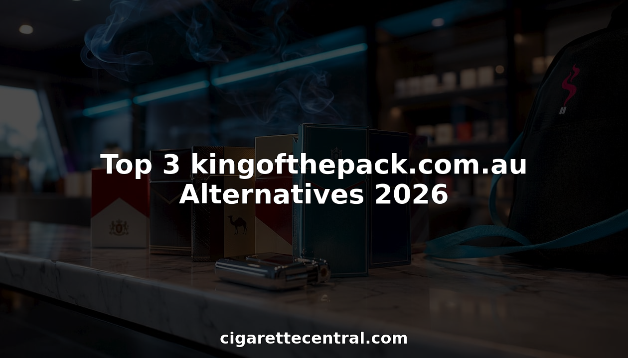 Premium arranged cigarette packs on marble counter