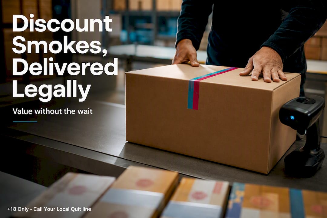 Discreet carton prepared for legal delivery