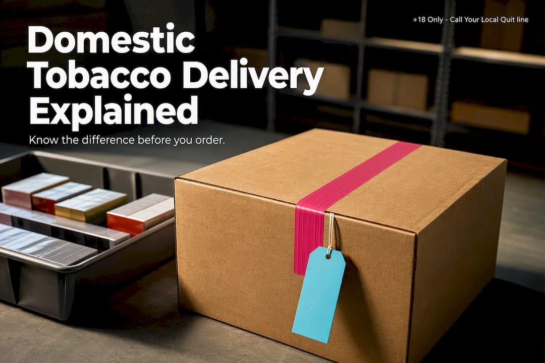Anonymous tobacco parcel in domestic dispatch setting