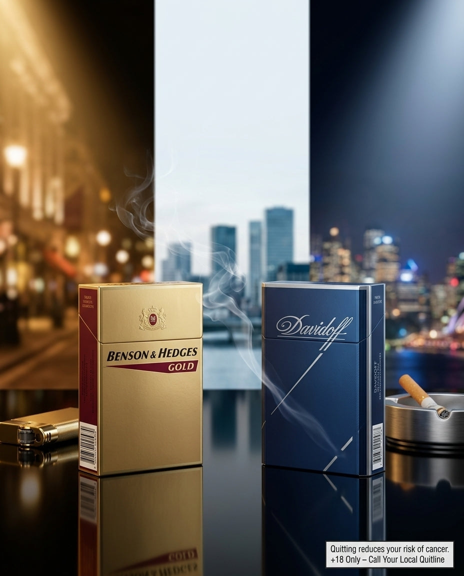 Benson &amp; Hedges vs Davidoff Cigarettes – Premium Brand Comparison (Australia &amp; Global Pricing Guide)