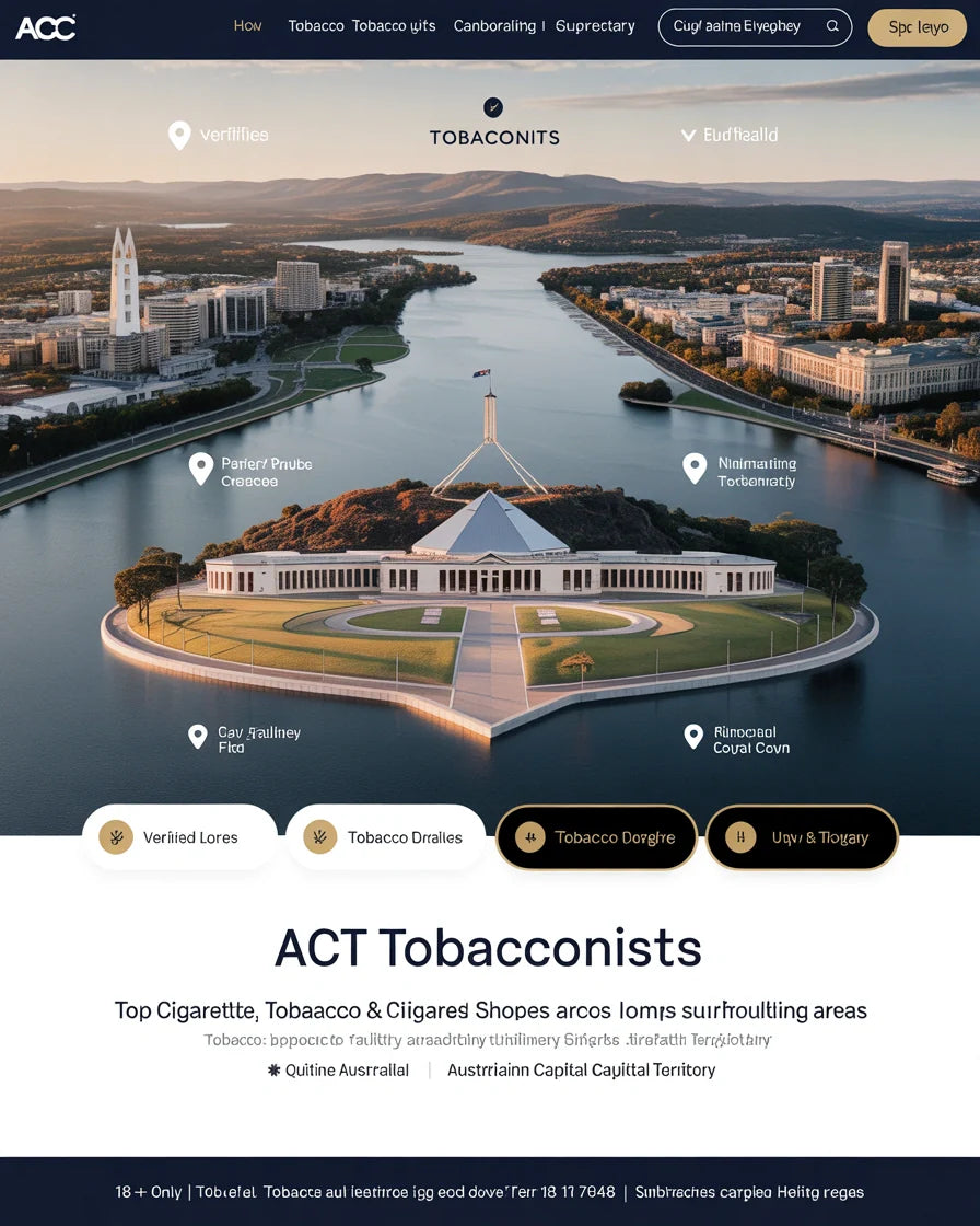 Best ACT Tobacconists: Top Cigarette, Tobacco & Smokes Shops Across Canberra and Surrounding Areas