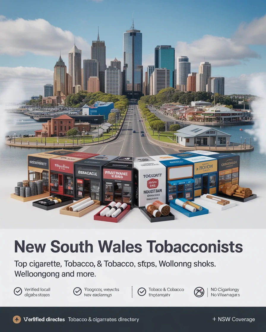 Best NSW Tobacconists Collections: Top Cigarette, Tobacco & Smokes Shops Across Sydney, Newcastle, Wollongong and More