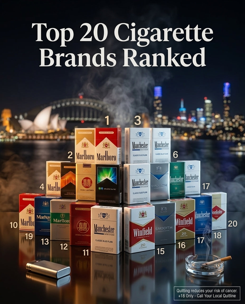 Top 20 Cigarette Brands Ranked by Smoothness, Strength & Everyday Smoking Feel