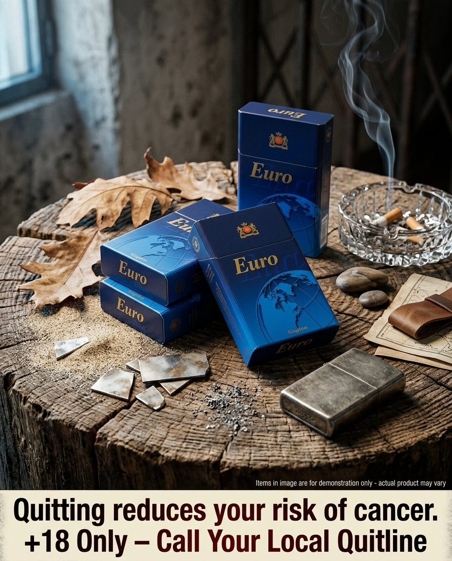 Euro Blue Cigarettes 20s x 10 Packs – Smooth Light Balance, Quick Delivery Across All States