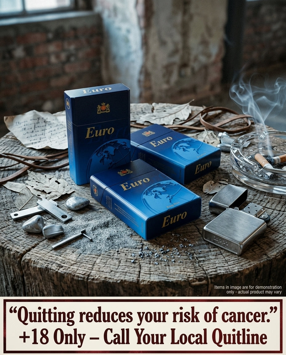 Euro Blue Cigarettes 20s x 10 Packs – Smooth Light Balance, Quick Delivery Across All States