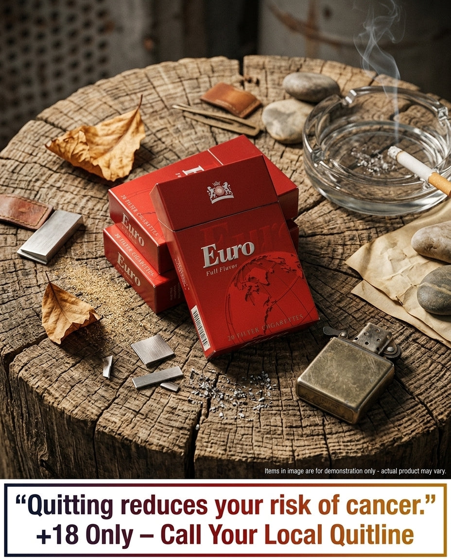 Euro Red Cigarettes 20s x 10 Packs – Full-Flavour Strength, Fast Delivery Across All States