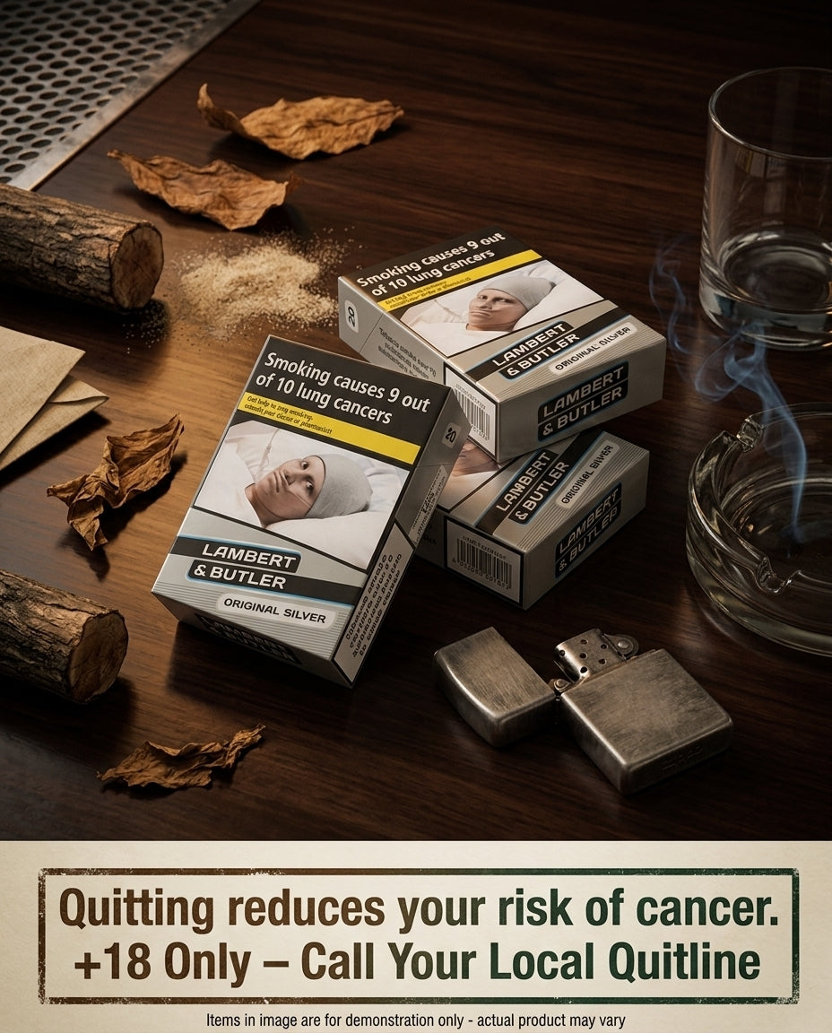 Lambert & Butler Plain Package Cigarettes 20s x 10 Packs – Classic British Blend, Fast Shipping to Your Door
