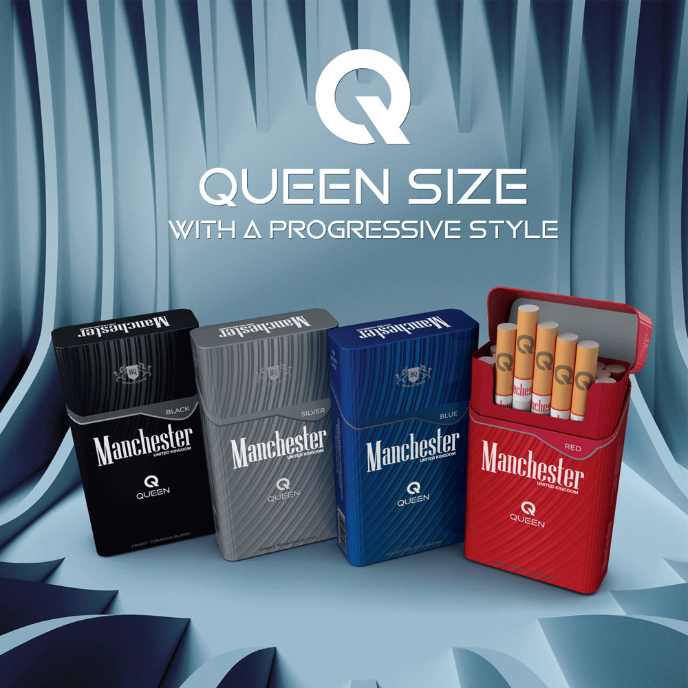 Manchester Queen Cigarettes 20s x 10 Packs – Elegant Slim Design, Delivered to Your Door